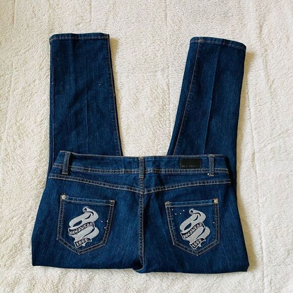 Vintage Y2K Rocawear Dark Wash Hannah Skinny Fit Women’s Jeans - Picture 1 of 7